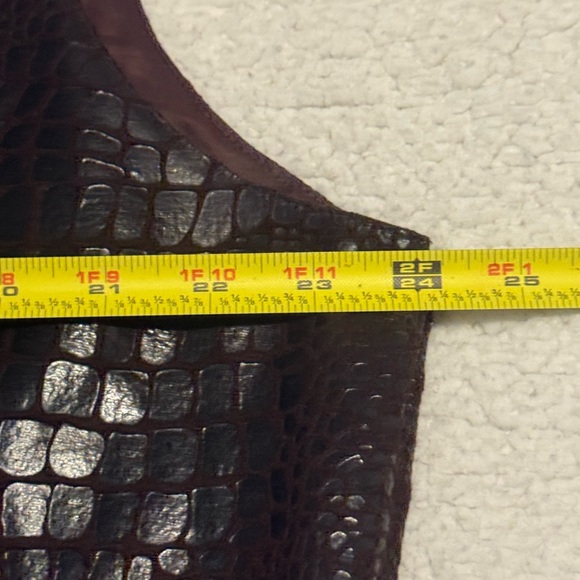 ✨Selene Sport Faux Leather Crocodile Pattern Maxi Dress & Jacket Set Size 2X - Picture 12 of 13